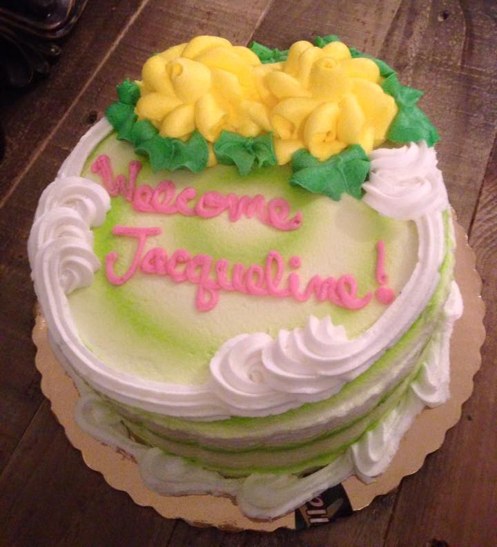 Meu bolo de boas vindas =)